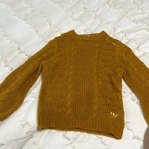 Mustard sweater